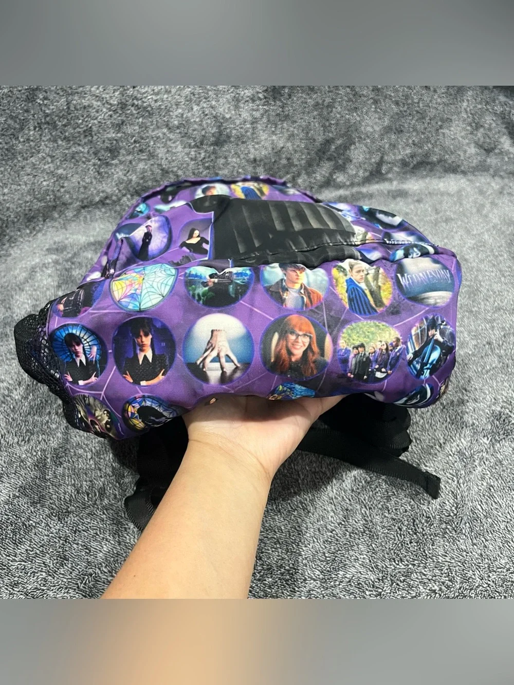 Wednesday Addams themed backpack